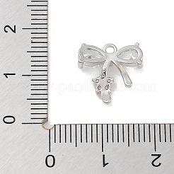 Латунные подвески из прозрачного кубического циркония&nbsp;LS-KK-Z061-17P