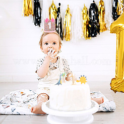 Корона из нетканого материала&nbsp;AJEW-WH0166-74