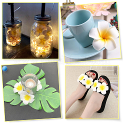 30 шт. 3 стиля пенопластовые искусственные цветы жасмина заколки-аллигаторы&nbsp;PHAR-SP0001-23A