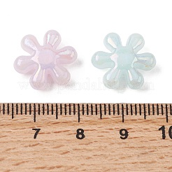 Непрозрачные акриловые бусины с УФ-покрытием&nbsp;OACR-G058-17E