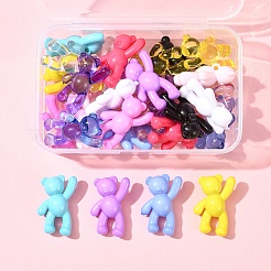 28шт 14 цвета акриловые подвески MACR-FS0001-84