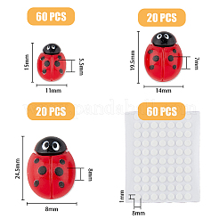 100шт 3 стиля непрозрачные кабошоны из смолы CRES-FH0001-19