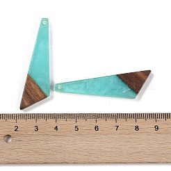 Подвески из смолы и дерева&nbsp;WOOD-F015-15D