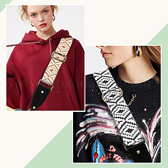 15 ярд 3-х цветной хлопковой ленты в этническом стиле OCOR-WR0001-21