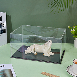 Акриловая витрина для минифигурок с черным основанием ODIS-WH0031-13