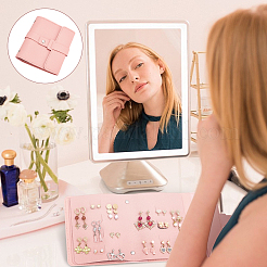 Сумки-органайзеры для сережек из искусственной кожи из ПВХ&nbsp;AJEW-WH0270-953