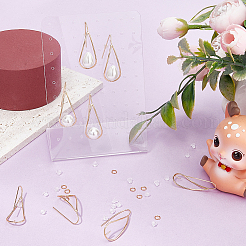 12шт латунный крючок для сережек&nbsp;DIY-CN0002-62