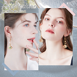 8шт 4 цвета латунные подвески KK-AR0003-65