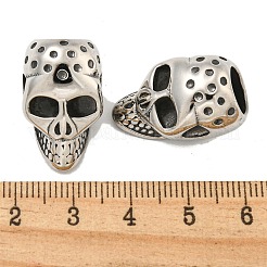 Европейские бусины из хирургической нержавеющей стали 316 STAS-Q326-02AS-04