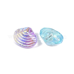 Стеклянные бусины с гальваническим покрытием на морскую тематику&nbsp;EGLA-L046-01A