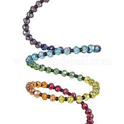 Стеклянные спиральные подвесные украшения HJEW-TA00269