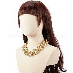 Колье с пластиковой цепочкой ccb&nbsp;NJEW-JN03773