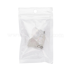 3шт гальванические подвески из натурального хрусталя G-FS0001-33