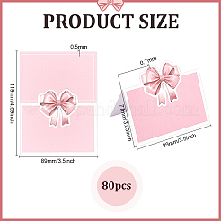 80 шт. Карточки рассадки за столом из мелованной бумаги&nbsp;DIY-BC0016-36