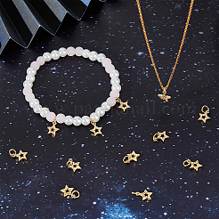 14шт латунные подвески из кубического циркония с микро-паве ZIRC-BBC0002-21