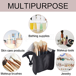 Портативные нейлоновые и ПВХ лазерные прозрачные косметические сумки для хранения ABAG-WH0035-032B