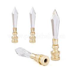 4шт. украшения для стеклянного абажура AJEW-SW0001-03LG