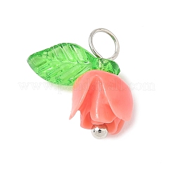 4 шт. подвески из синтетических ракушек в форме цветка&nbsp;PALLOY-JF03863