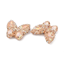 Ручной полимерной глины шариков Rhinestone CLAY-NH0001-11B