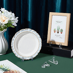 12шт 3 стиля настольный прозрачный акриловый держатель дисплея для фоторамки ODIS-GA0001-57