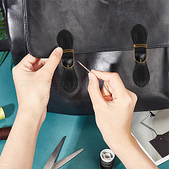 Вырезанная полая 2шт кожаная пряжка-тогл&nbsp;AJEW-CL0001-26A