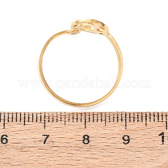 Открытые кольца манжеты из нержавеющей стали 304 RJEW-D337-01C-G