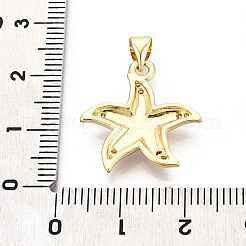 Латунные микропаве прозрачные подвески с фианитом KK-N268-30G