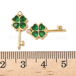 Подвески из нержавеющей стали 304 со стразами&nbsp;STAS-V015-11G