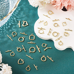 38 шт. 19-х стилевые застежки-тоглы из сплава&nbsp;FIND-TA0008-85