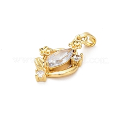 Латунные микро проложить кубического циркония подвески&nbsp;KK-M314-12G