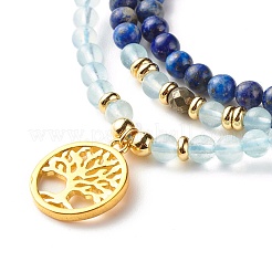 Набор браслетов с камнями&nbsp;BJEW-JB07331