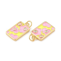 Кулоны из экологически чистой латуни с прозрачным кубическим цирконием KK-I698-08A