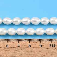 Нити из натурального культивированного пресноводного жемчуга PEAR-N012-07X-01