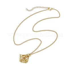 Изготовление ожерелья из цепочек-макраме из нержавеющей стали 304 NJEW-JN05072-02