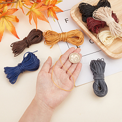 8 пакетик 8-х цветного корейского вощеного полиэфирного шнура&nbsp;YC-PH0002-34