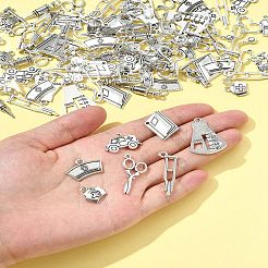 100шт 12 стиля подвески из цинкового сплава в тибетском стиле TIBEP-FS0001-39