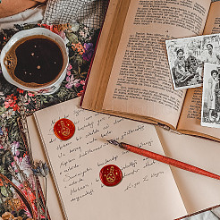 Латунная головка штампа сургуча AJEW-WH0208-896