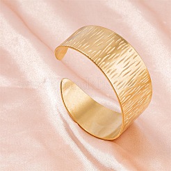 Браслеты-манжеты из нержавеющей стали 304 с винтажной текстурой для женщин&nbsp;PG7009-2