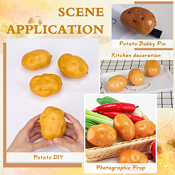 Имитация картофеля из пены AJEW-WH20014-05