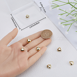 8 шт. латунные бусины с покрытием стойки&nbsp;KK-BBC0012-03