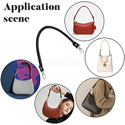 Плоские лямки из микрофибры и кожи для сумок&nbsp;DIY-WH20002-178B-01P