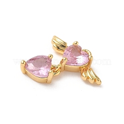 Латунные микро проложить кубического циркония подвески KK-D504-11G