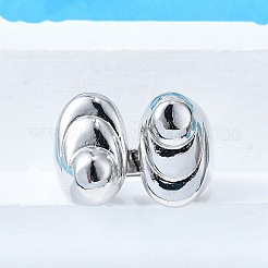 Латунные манжеты для женщин RJEW-G347-03P