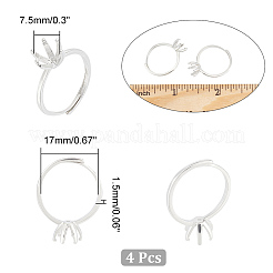 4 шт. латунные регулируемые кольца&nbsp;FIND-NB0004-62A