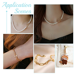 6 шт. латунные пружинные кольца-затворы KK-PH0012-69