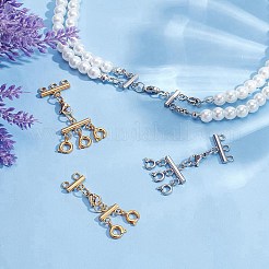 4 шт. 4 стиля многорядные карабины из нержавеющей стали 304&nbsp;FIND-AB00046