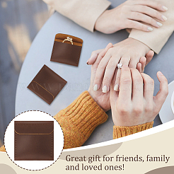 Сумки для хранения колец из воловьей кожи ABAG-WH0031-36C