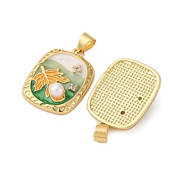 Латунные микро проложить кубического циркония подвески KK-D390-16G-02