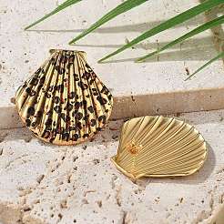 Серьги-гвоздики из нержавеющей стали 304 с эмалью&nbsp;EJEW-Z084-15G-01