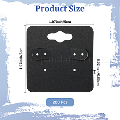 200шт бумажные серьги дисплей карты&nbsp;CDIS-CN0001-02B